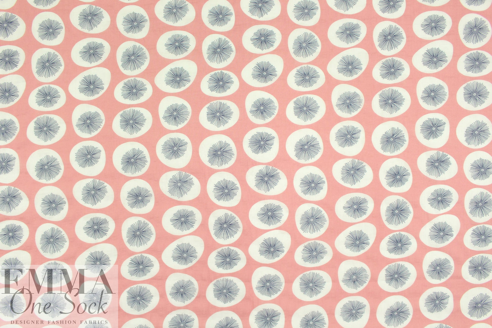 'dandelion puff' cotton/rayon voile woven - coral 1.125 yds