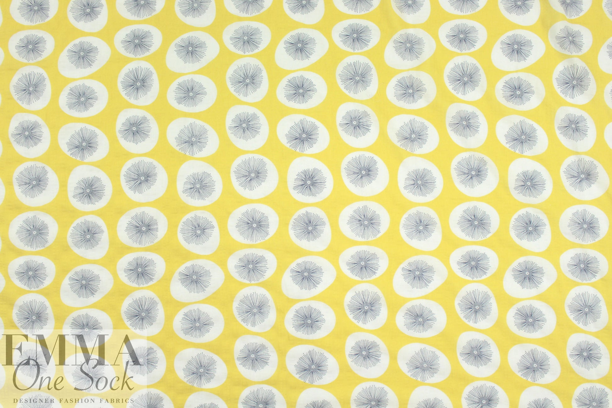 'dandelion puff' cotton/rayon voile woven - lemon 1.5 yds