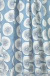 'dandelion puff' cotton/rayon voile woven - chambray 1.5 yds