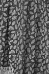 embroidery look cotton/rayon voile woven - leaves
