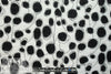 'Boba' cotton/linen lightweight woven - black on white