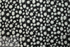 'Boba' cotton/linen lightweight woven - white on black 1.6 yds