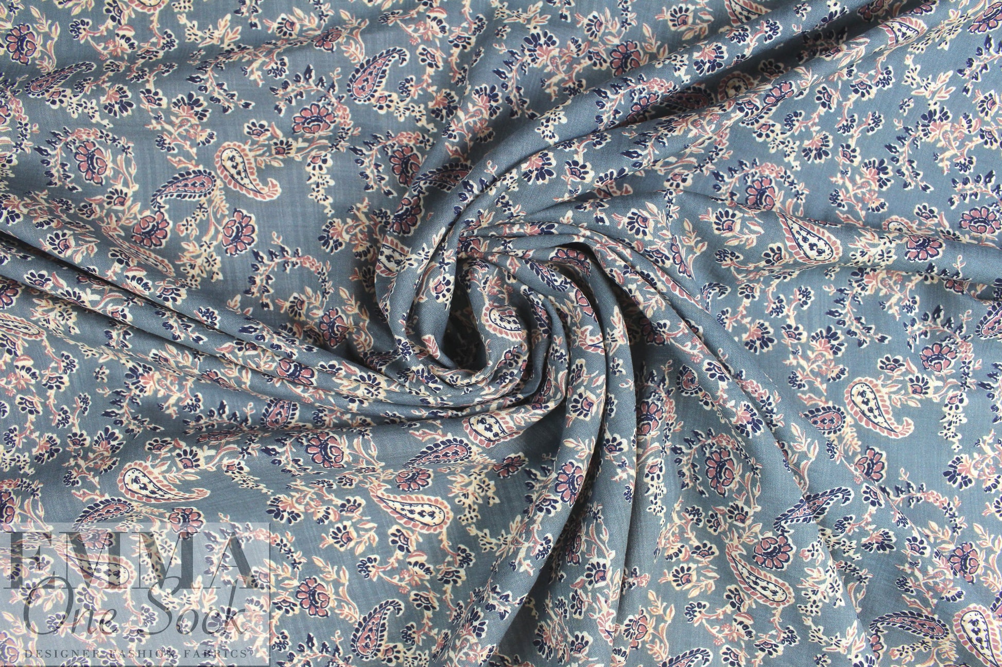 'flower child' cotton/rayon voile woven - coronet 1.8 yd