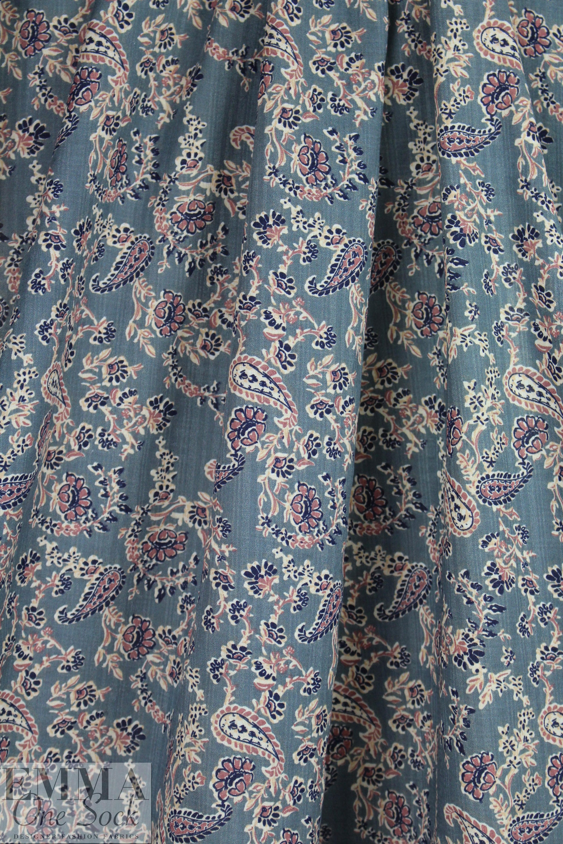 'flower child' cotton/rayon voile woven - coronet 1.8 yd
