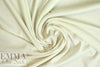 NY designer creamy ivory cotton 2x2 micro ribbed knit .75 yds