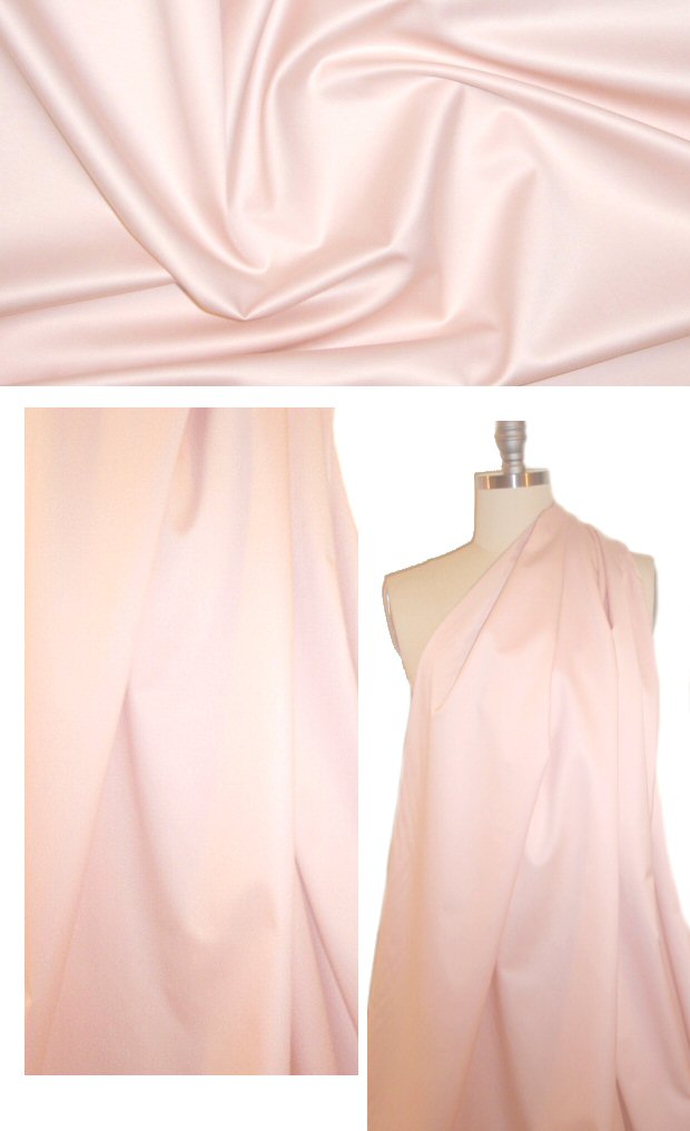 elegant cotton sateen (no stretch) - pink blush