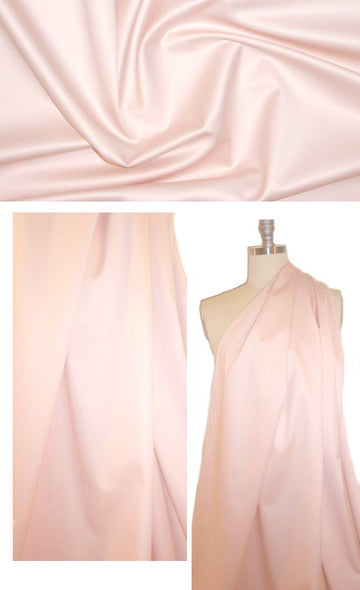 elegant cotton sateen (no stretch) - pink blush