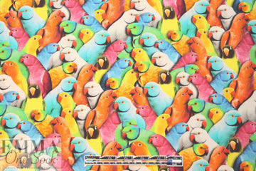 Mi11y parakeet convention cotton/spandex sateen