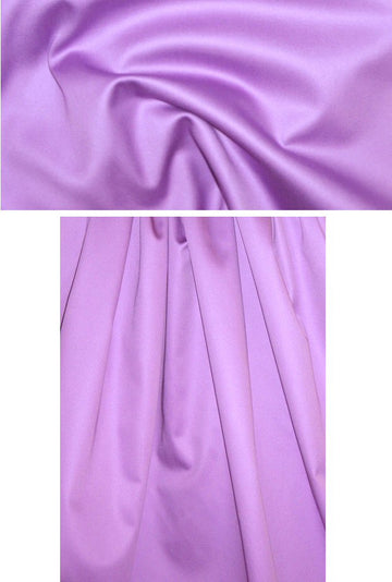 Made in USA cotton stretch sateen - orchid
