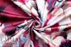 Italian 'artist's floral study' cotton sateen 1.66 yds