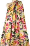 Italian 'painterly brushstrokes' cotton stretch woven
