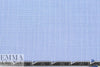 Italian blue micro-plaid yarn-dyed cotton shirting