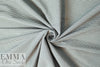 Italian cotton blend stretch textured gray bengaline stripe 2.5 yd
