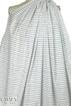 Italian gray ombre' stripe yarn-dyed cotton shirting
