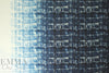 NY designer edgy blue ombre cotton shirting
