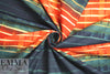 NY designer stripey ombre cotton shirting .875 yds