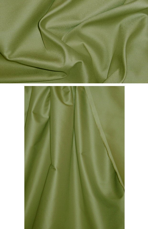 Italian silk/cotton pique suiting - fern green 2.2 yd