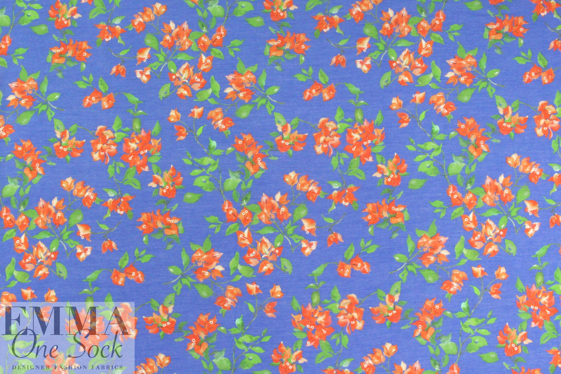 Caroline C0nstas falling blossoms silk/cotton voile