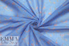 Italian dainty floral cotton/silk voile - french blue