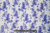 Caroline C0nstas blue/white floral cotton/silk voile