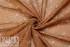 Italian dainty floral cotton/silk voile - nutmeg