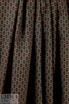 French mini ikat motif cotton stretch twill woven 1.75 yd
