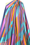 Mil1y candy stripe stretch twill *FLAW* .875 yds