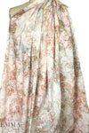 Italian 'paisley echoes' cotton stretch twill