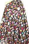succulents 1 cotton/spandex shirting - raspberry