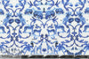 Noah's Art cotton/spandex shirting - blue/white