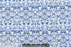 Noah's Art cotton/spandex shirting - blue/white