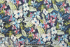Italian 'Liberty' floral stretch cotton - blue/pink/limon 1.75 yd