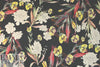 Italian 'phantasy phloral' design cotton stretch twill
