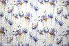 Italian pen and ink cotton stretch woven - indigo