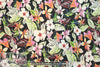 Italian 'Liberty' floral stretch cotton - pink/lime/orange
