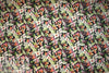 Italian 'Liberty' floral stretch cotton - pink/lime/orange