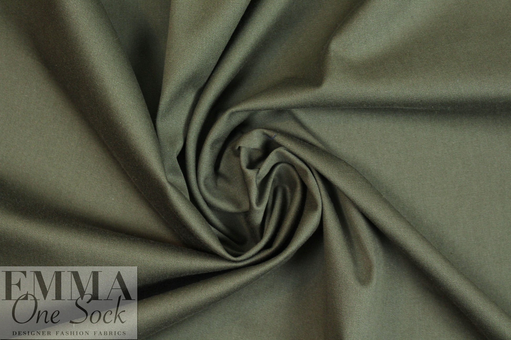 CA designer cotton/spandex woven - lichen