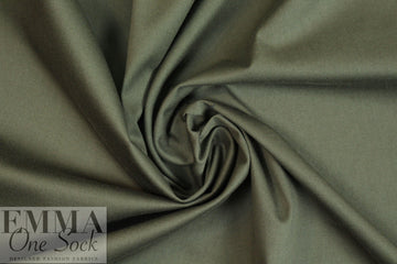 CA designer cotton/spandex woven - lichen