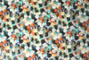 CA designer overlapping dots cotton stretch woven 1.125 yds