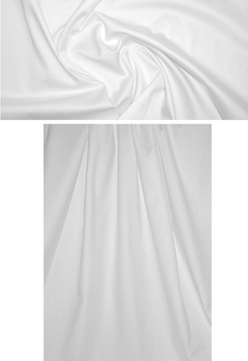 The0ry white organic cotton/lycra stretch woven 1.45 yds