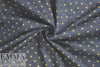 Caroline C0nstas starry stretch cotton woven - navy 1.5 yd