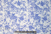 Caroline C0nstas blue deco floral cotton stretch shirting