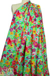 Italian cotton stretch shirting - painted flora