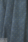 Caroline C0nstas crescent stretch cotton woven - navy 1.25 yds