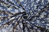 Caroline C0nstas navy deco floral cotton stretch shirting