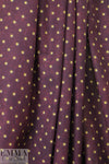 Caroline C0nstas starry stretch cotton woven - deep plum 1.75 yds