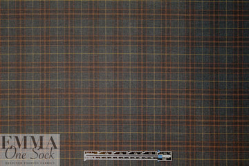 famous designer Italian cotton stretch yarn-dye plaid