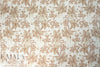 Derek L@m 'beige botanical' cotton stretch twill