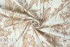 Derek L@m 'beige botanical' cotton stretch twill