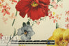 Italian cotton sateen stretch woven - flower shower 1.5 yds
